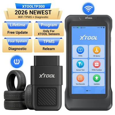 2026 XTOOL TP300 TPMS Reset- und Programmierwerkzeug Auto-Diagnose-Scanner