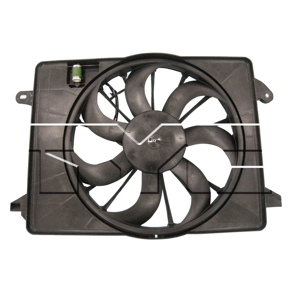 For Dodge Charger 2009-2020 TYC 622550 Dual Radiator & Condenser Fan Assembly Foto 2 de 4