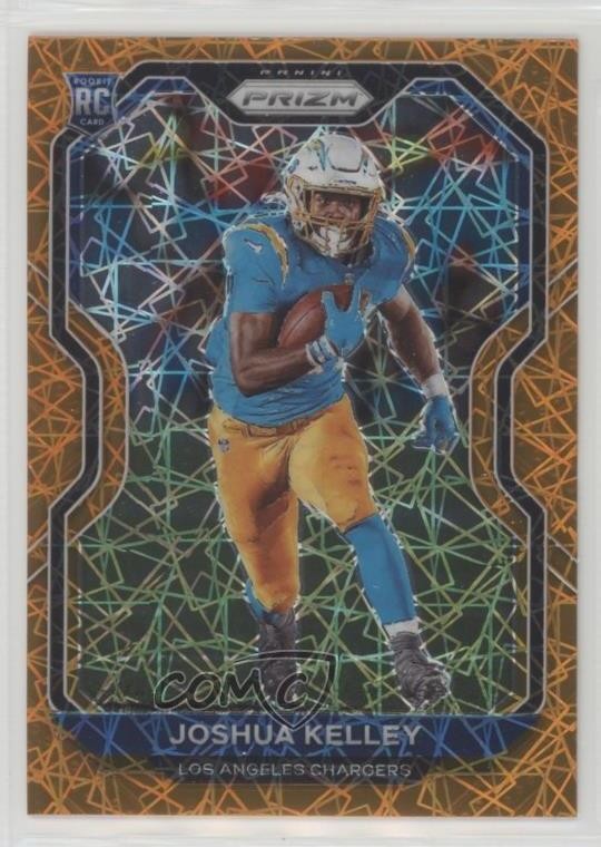 2020 Panini Prizm Rookie Lazer Prizm Joshua Kelley #326 Rookie RC 0nr3