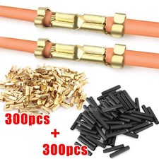 U-Shaped Wire Connectors Crimp Terminals 0.5-1.5mm w/ Heat Shrink Kit