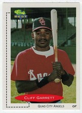 Cliff Garrett - Quad City Angels (Baseball Card) 1991 Classic Best # 248 Mint