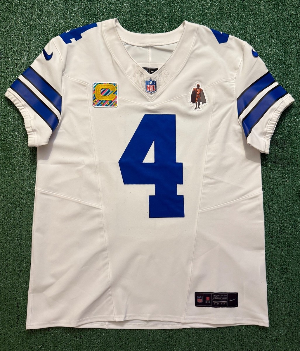 Authentic Dak Prescott Dallas Cowboys White Nike Vapor Fuse Elite