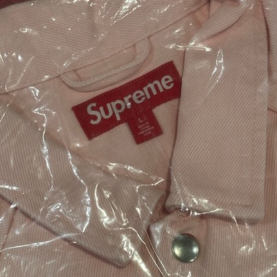 Supreme Arc Denim Coaches Jacket (SS25) – Pink – Size Large