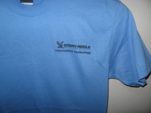 Embry Riddle Aeronautical University Information Technology IT School T Shirt Sm - Picture 2 of 4