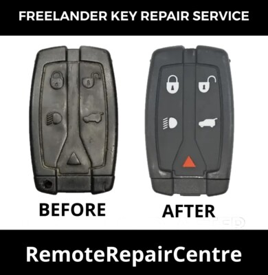 Land Rover Freelander 2 Schlüssel Reparatur Service Auto Fernbedienung Schlüsselanhänger Reparatur neue Batterie generalüberholt