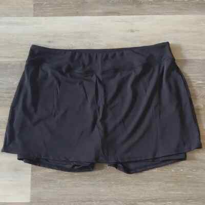 NWOT Real Essentials Women's Skort Black Size 3X