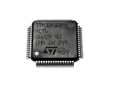 STM32F302RCT6 ARM Mikrocontroller Flash: 256kB 72MHz SRAM: 40kB LQFP64 STMicro