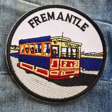 Parche bordado Fremantle Australia viaje hierro destino recuerdo regalo