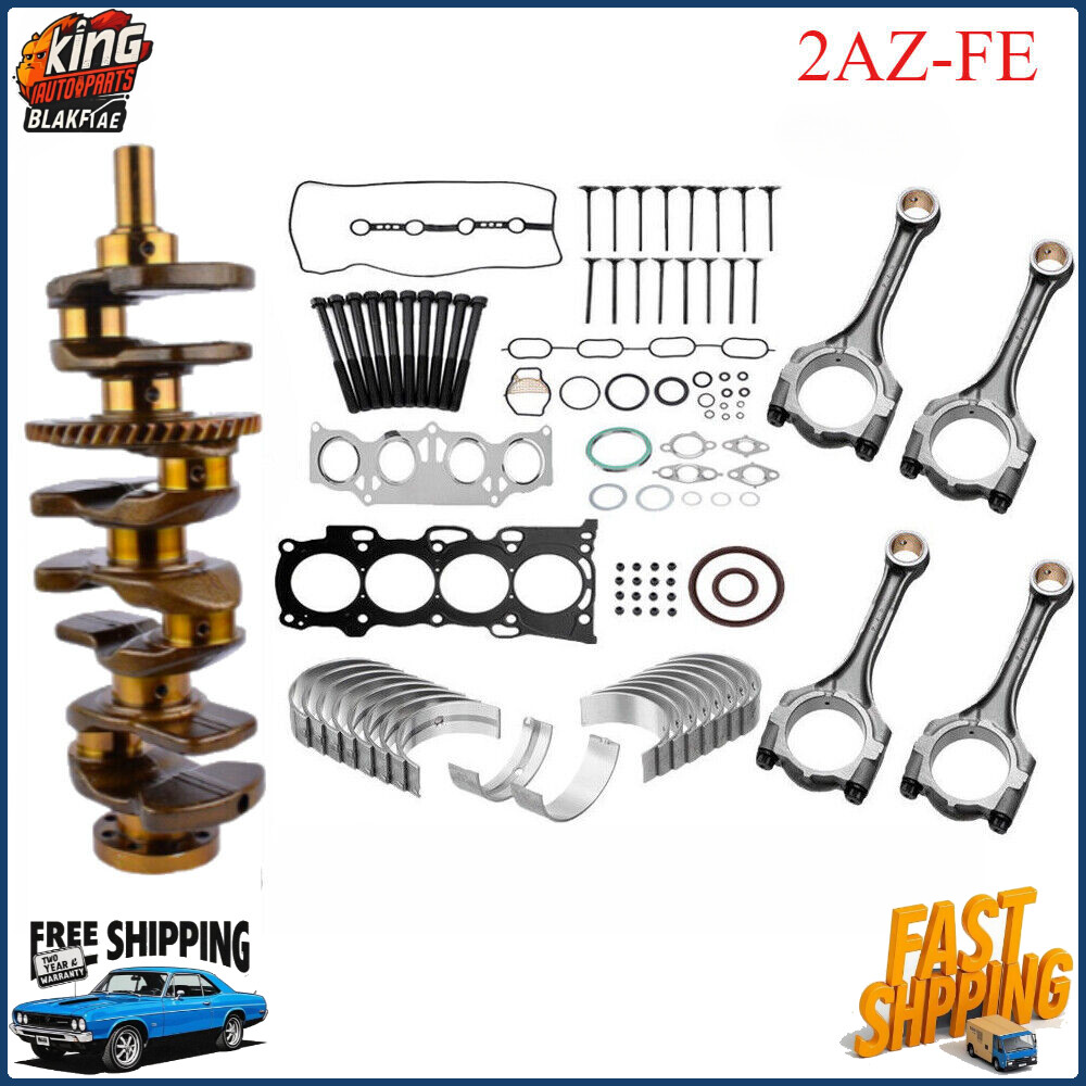 2.4L Engine Rebuild Overhaul Kit For 2AZFE Toyota Camry Highlander RAV4 Scion XB