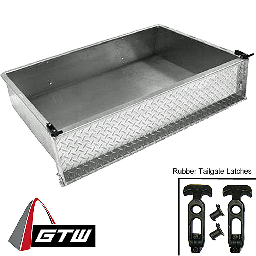 GTW Aluminum Cargo Box | Universal Fit for EZGO Club Car Yamaha Golf Carts