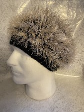 Vintage Faux Fur Knitted Woman's Hat