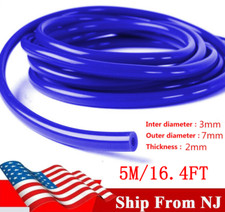 16.4ft 183mm Blue Car Vacuum Silicone Hose Line Pipe Tube Universal Usa Ship