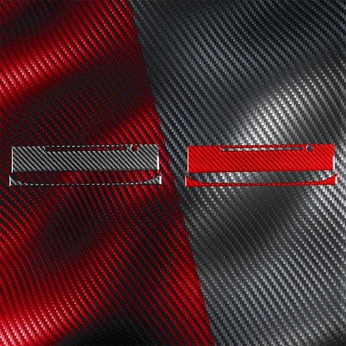 Panel de interruptor de CD de control central RHD para Maserati Ghibli 2014-22 fibra de carbono - Imagen 7 de 18