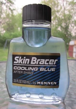 Skin Bracer Cooling Blue After Shave 3.5 fl oz by Mennen Vintage HTF