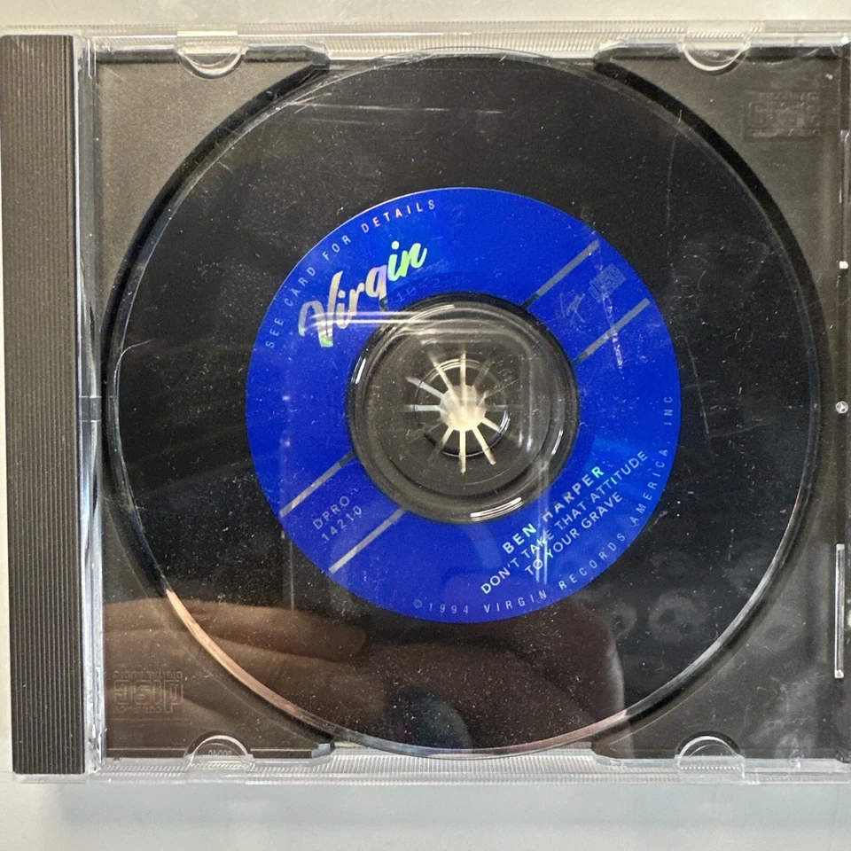 Ben Harper Don't Take That Attitude To Your Grave CD промо сингл - Изображение 2 из 2