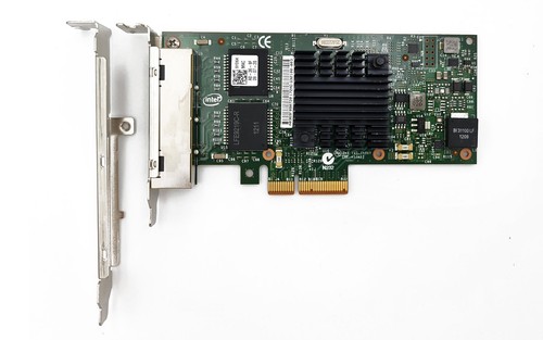 Dell 9YD6K Intel i350-T4 Quad Port Ethernet Network Card PCIe2.1 5GT/s + Bracket - Foto 3 di 11