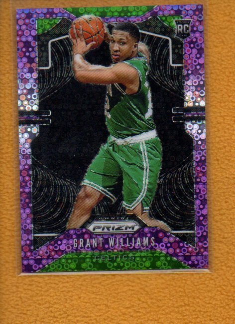 Grant Williams 2019-20 Panini Prizm Rookie Prizms Fast Break Purple RC #267 /75