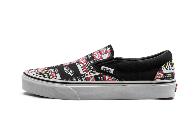 vans label mix slip on