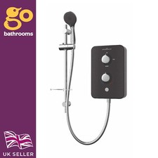 Gainsborough Slim Duo 8.5kW Electric Shower Black 3 Spray Head Handset Bathroom