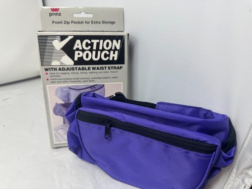 Nueva Riñonera Caja Abierta Prinz Púrpura Acción Cintura Correa Ajustable - Imagen 1 de 6