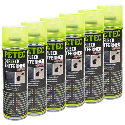 6x 500 ml ÖLFLECKENTFERNER SPRAY binden für Beton Asphalt Pflaster Fliesen