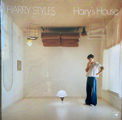 HARRY STYLES ''HARRY'S HOUSE'' SPECIAL PARIS POP UP STORE ORANGE VINYL IN TASCHE