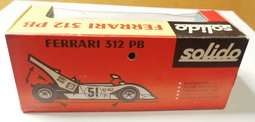 Solido Serie 100 art.194 Ferrari 312 PB con scatola orig. Perfetto. Come nuovo. - Foto 13 di 14