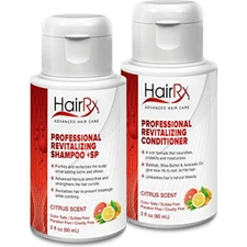 HairRx Professional Revitalizing Shampoo +SP (for Oily Scalps) & Conditioner Tra