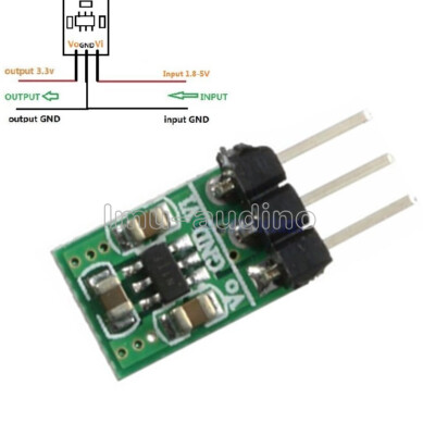 DC-DC 1.8V-5V to 3.3V Step Down Step Up Converter Wifi Bluetooth ESP8266 NEW