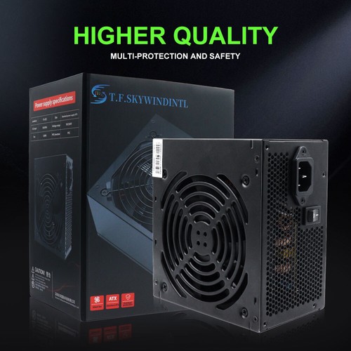 ATX 700W PC PUS Non Modular 80 Plus Bronze Power Supply - Quiet Smart Fan - Picture 3 of 14