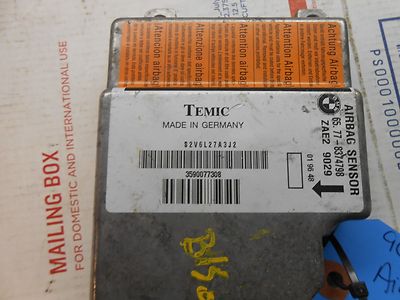 BMW 328 Air Bag SRS Control Module E36 325 Is OEM 65.77-8 374 798