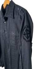 Camisa Howitzer Raw State Hombre Manga Corta, Estampado Militar Y Bandera USA, Multicolor, Talla Regular