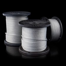 Edelstahl Seil V4A 1mm - 10mm 7x7 7x19 Stahlseil Drahtseil Inox 100% Rostfrei