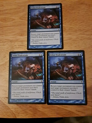 MTG - 3x Aether Tradewinds - Conspiracy - NM