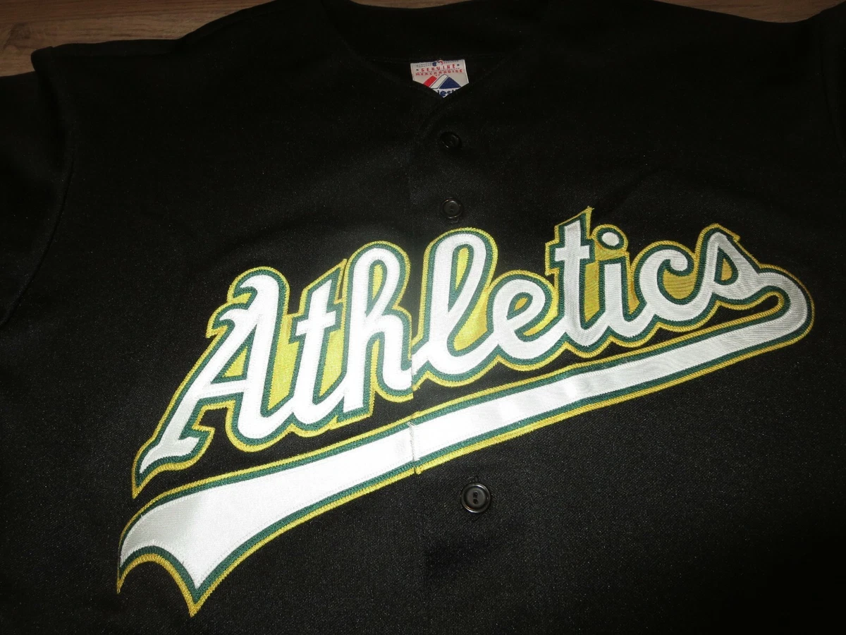 A's black best sale jersey