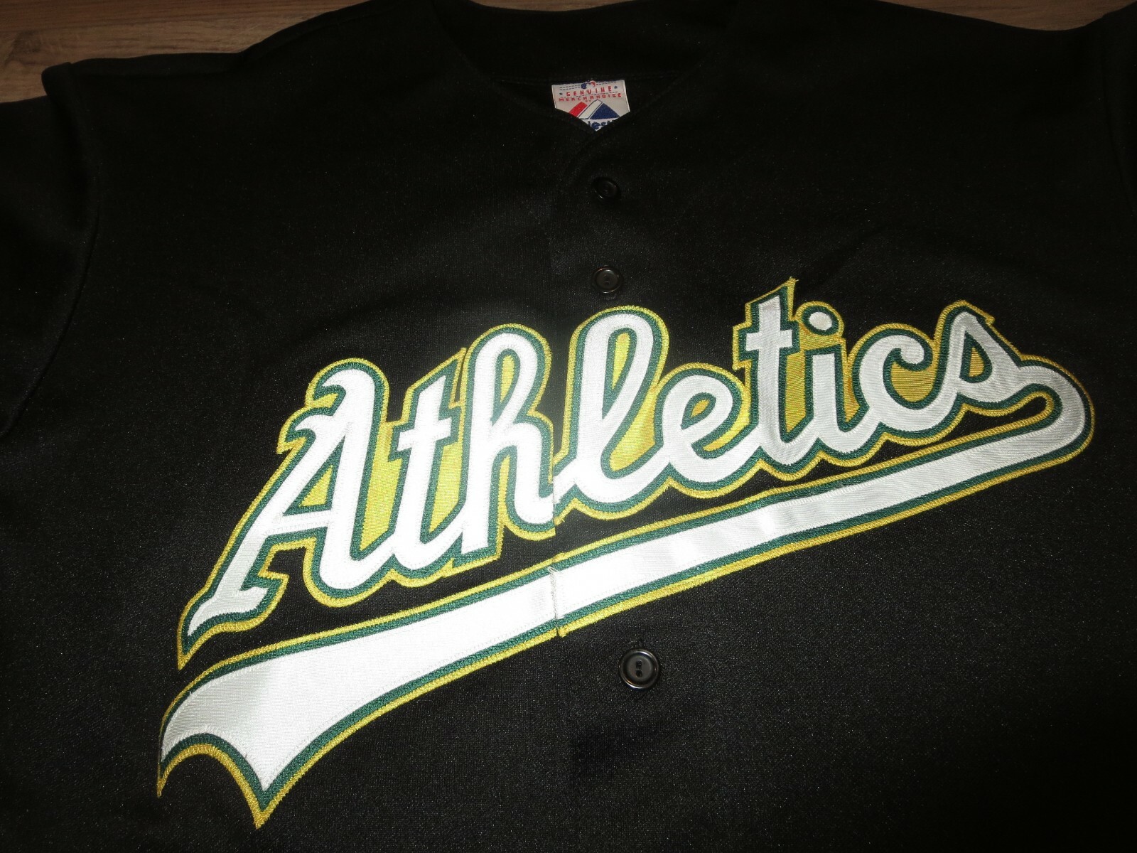 RICH HARDEN OAKLAND ATHLETICS VINTAGE 2000'S TEAM ISSUED SIGNED AUTHENTIC  MAJESTIC JERSEY ADULT 48