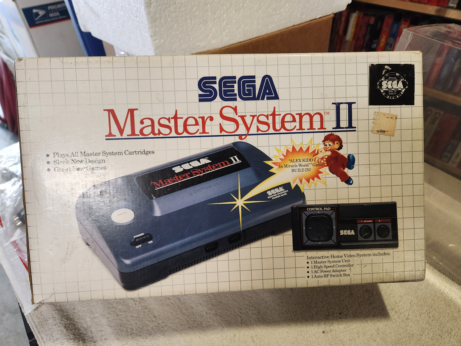 Sega Master System II w/Alex the Kidd built in! 1990 Launch Edition ...