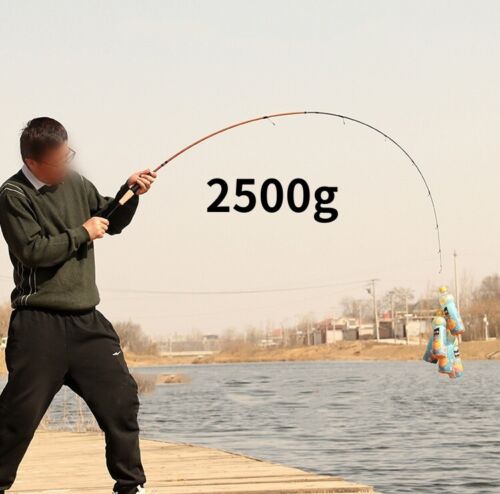 Fishing Rods Carbon Fiber Spinning/casting Rod 2 Section Pole Fast Action Bass - Picture 13 of 18