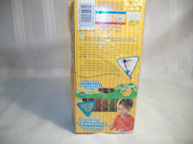 2007 Crayola 8ct Beginnings Washable Triangular Large Crayons for sale