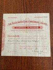 Associated Coal Consumers Ltd 1914 