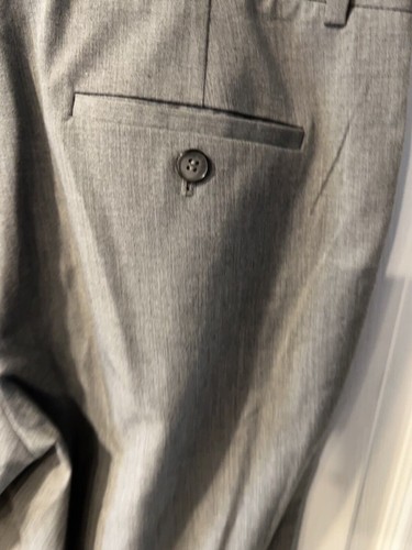 Club Monaco Wide Leg Business Trouser Dress Pants Size 4 grey career office - Picture 7 of 9