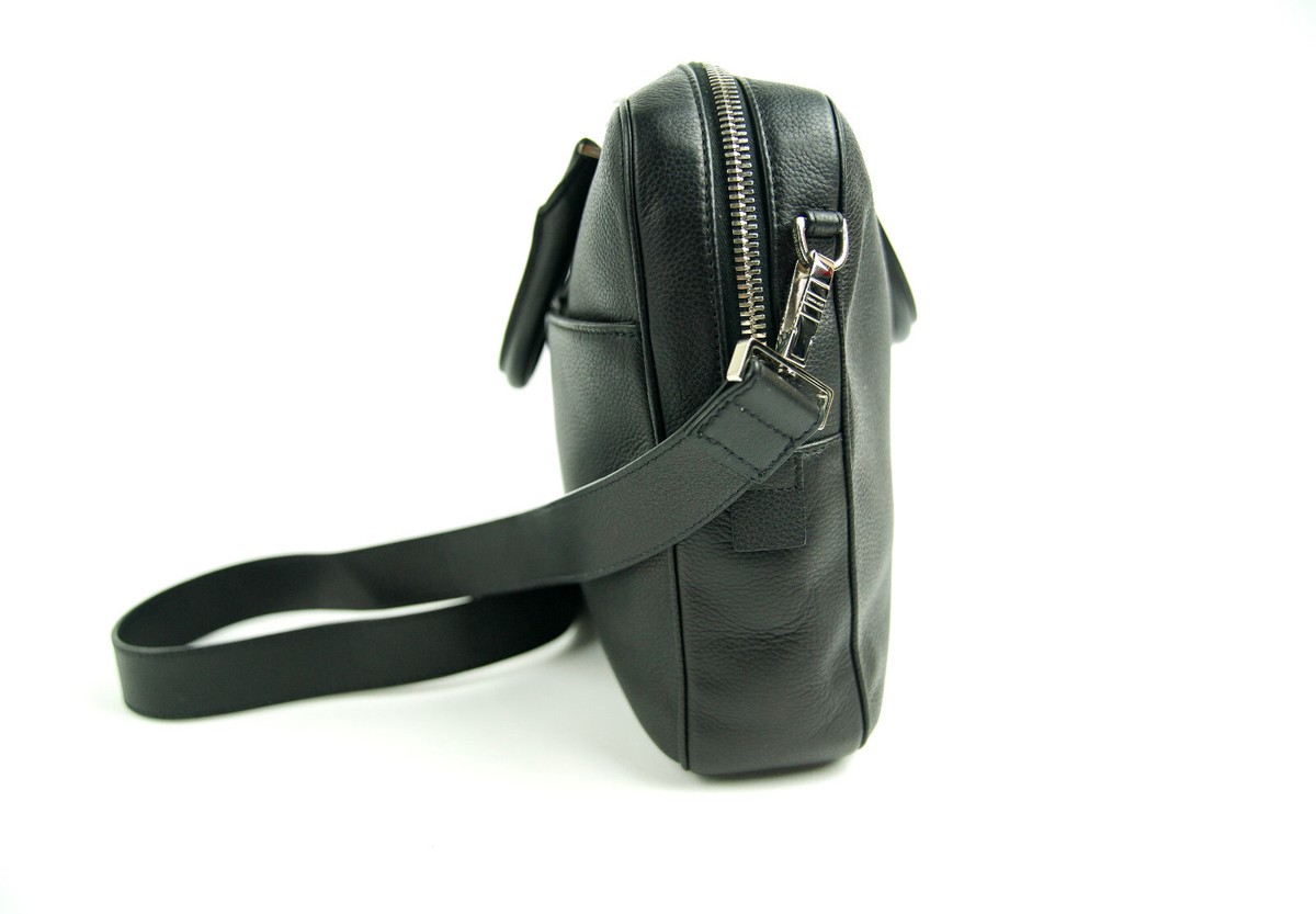 Dior Homme Leather 2-Way Shoulder Hand Bag Black Messenger Dior Homme Leather 2-Way Shoulder Hand Bag Black Messenger
