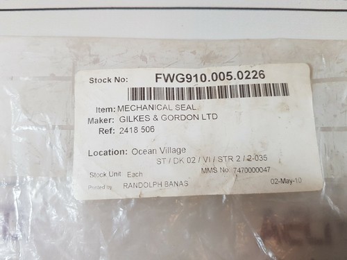 John crane ept-222-115 mechanical seal - Picture 10 of 11