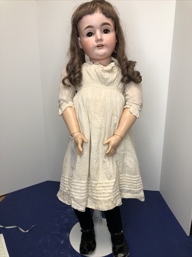 32” Antique German Kestner 164 Bisque Doll Compo BJ Body BL SL Eyes HH Wig SC3 - Picture 3 of 24