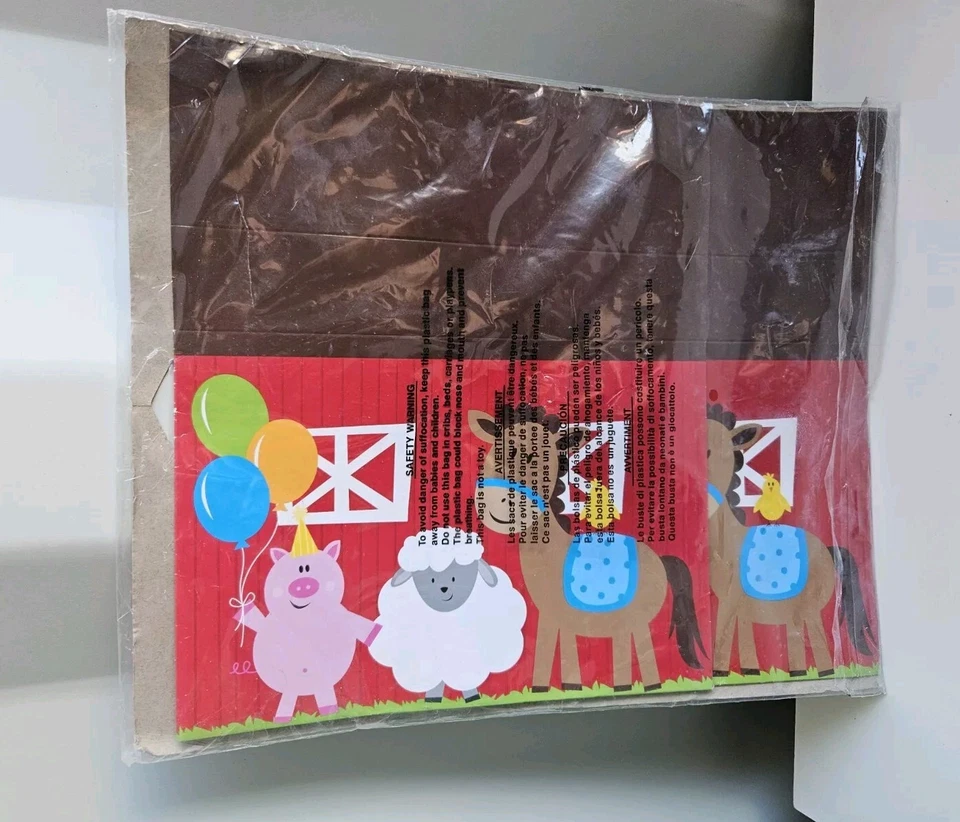 Juego de centros de mesa 3D divertido para granja decoraciones de fiesta de cumpleaños de granja Foto 2 de 2