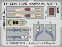 MW22 Eduard FE1439 U-2R Seatbelts Steel 1/48 Zoom Set For Hobby Boss