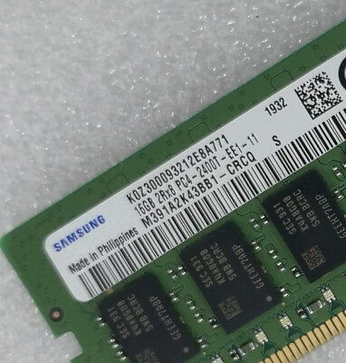SAMSUNG 16GB DDR4 ECC UDIMM RAM 3200MHz 2933MHz 2666MHz 2400MHz