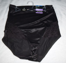 2 Pairs NOS Vtg Bali Smooth Shaping Moderate Control Briefs 8054 Black Sz XL