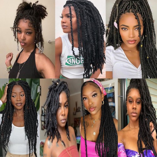 8 Zoll 3 Bündel blonde Afro Kinkys Großpackung Echthaar für Dreadlocks, Dreadlocks - Bild 6 von 7