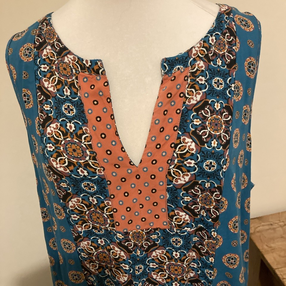 Ladies Tu Bohemian Floral Dress Size 18 eBay
